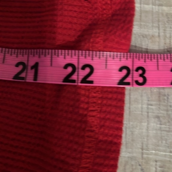 Disney Tops - red Waffle LS & grey graphic SS tee - Sz  S - Picture 9 of 16